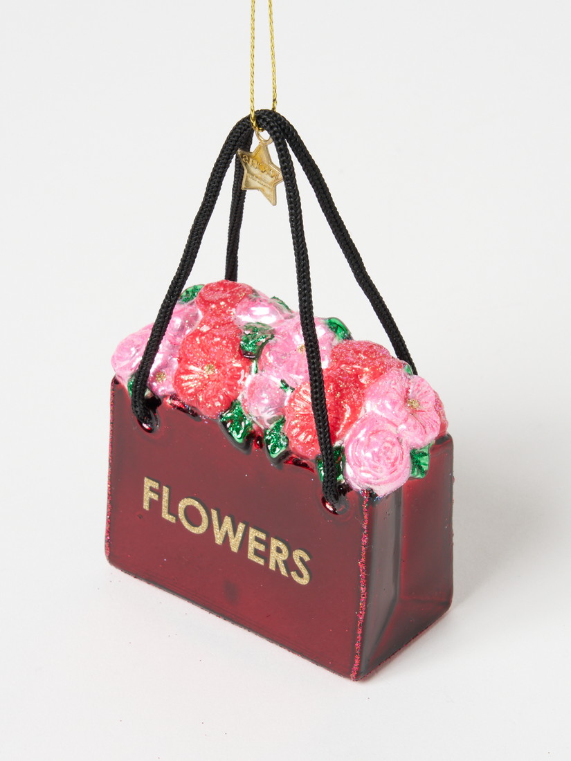 VONDELS》オーナメント burgundy flower bag（オーナメント）｜H.P.