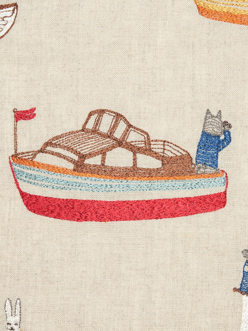 Coastal｜クッションカバー 50x50 Boats pattern（クッション）｜H.P.