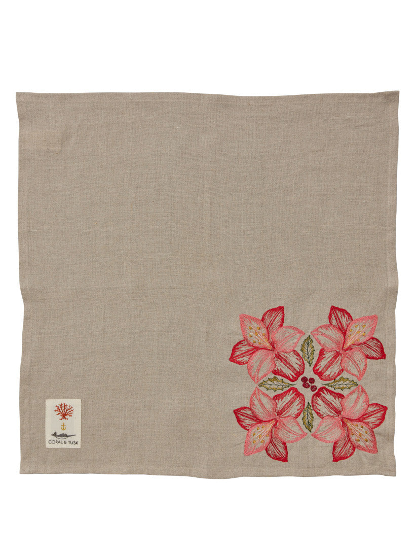 Holiday｜ナプキン 50x50 Amaryllis