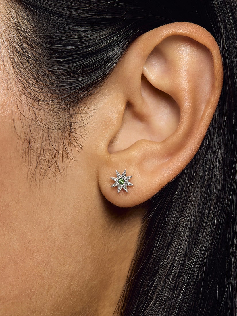 Roxanne First》DIAMOND & COSMIC STAR スタッドピアス（片耳 