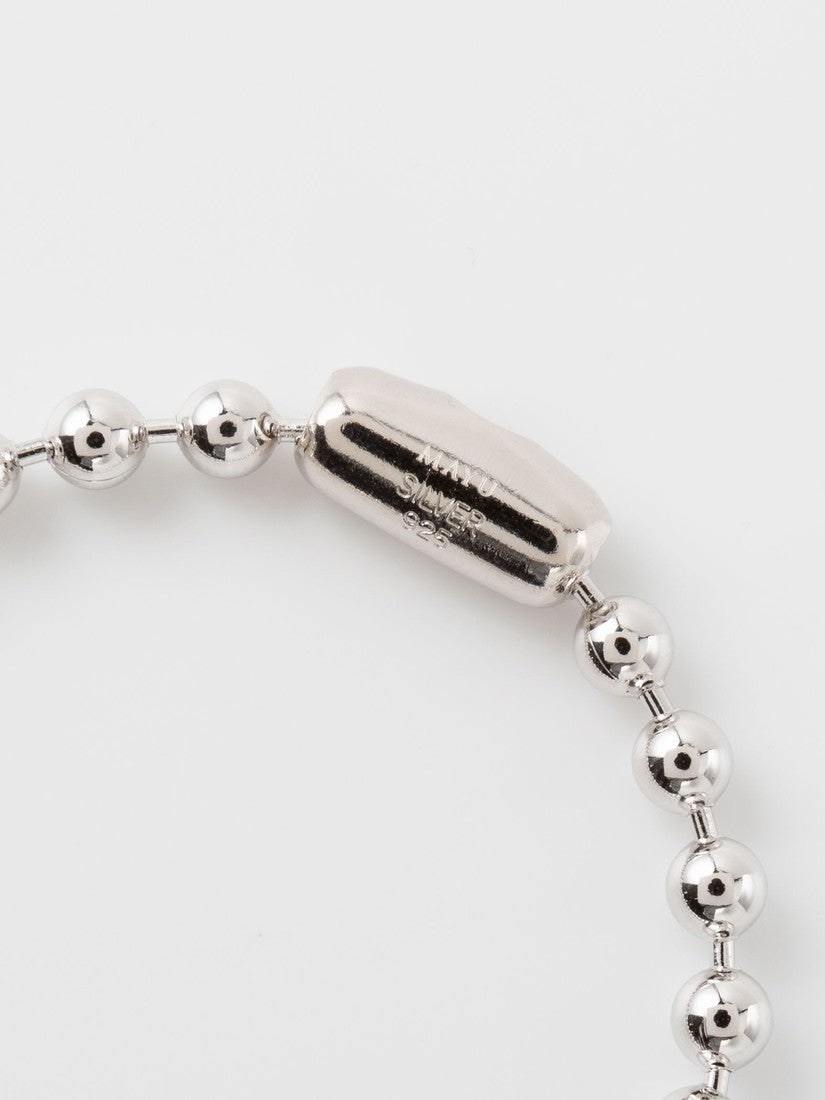gotiシルバー　ブレスレット アッシュペーフランスhpfrance 5mm ball chain ブレスレット(18cm)（ブレスレット）｜H.P.