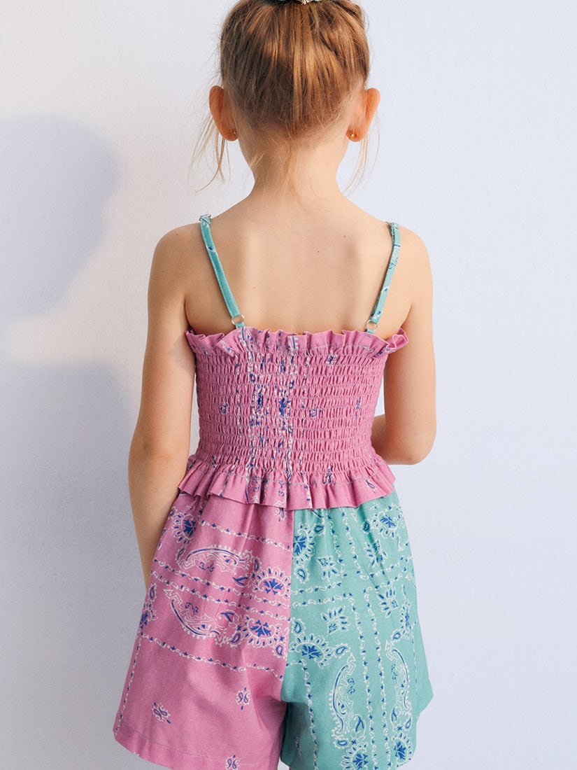 キッズ】《The New Society》Mileto Girl Jumpsuit ジャンプスーツ