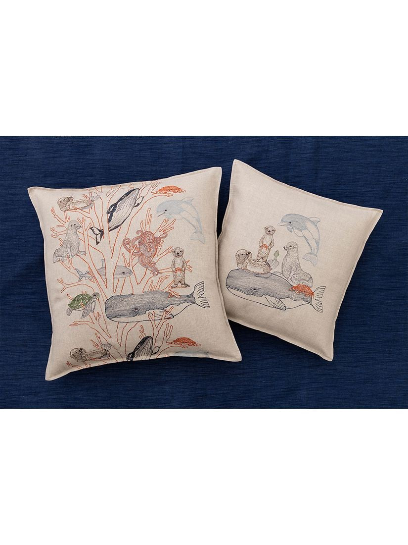 Coastal｜クッションカバー 50x50 Coral Forest（クッション）｜H.P.