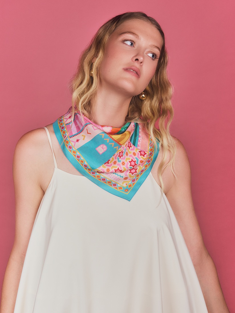 MALFROY MILLION》スカーフ MARRAKECH 67x67（スカーフ）｜H.P.FRANCE