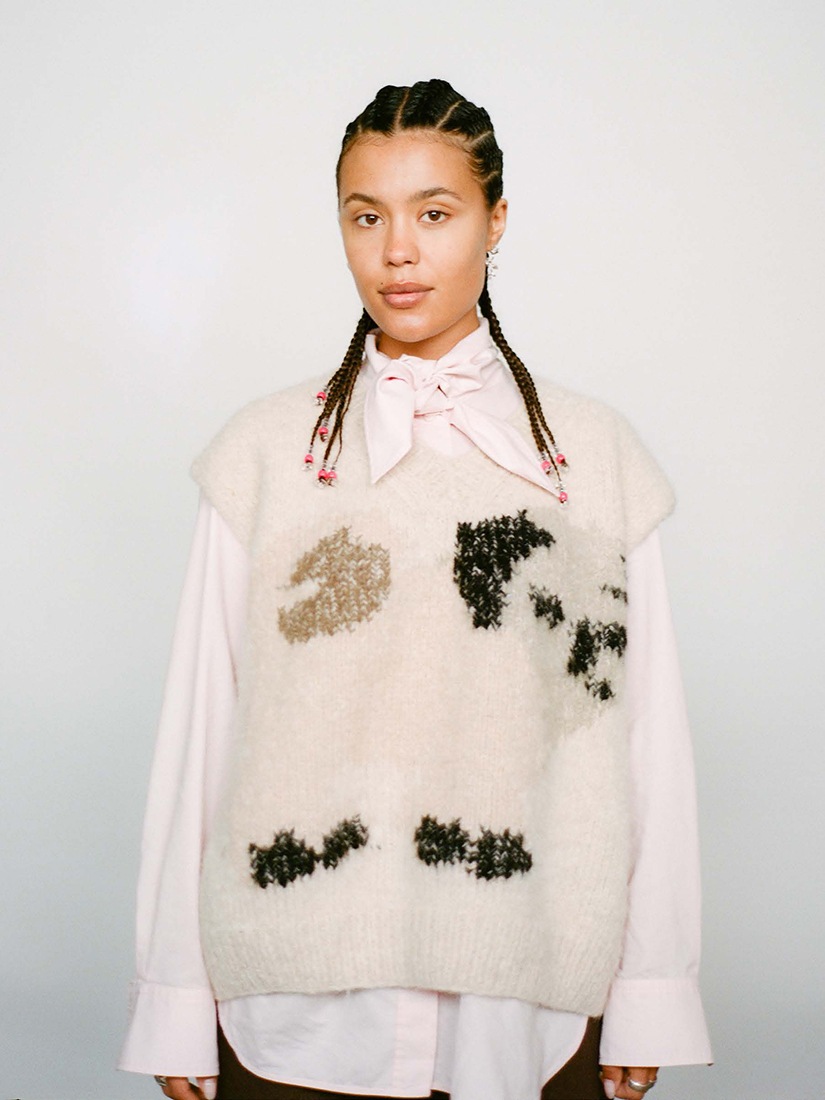 ニットベスト KNITWEAR（Pug Goats）（ベスト）｜H.P.FRANCE公式サイト