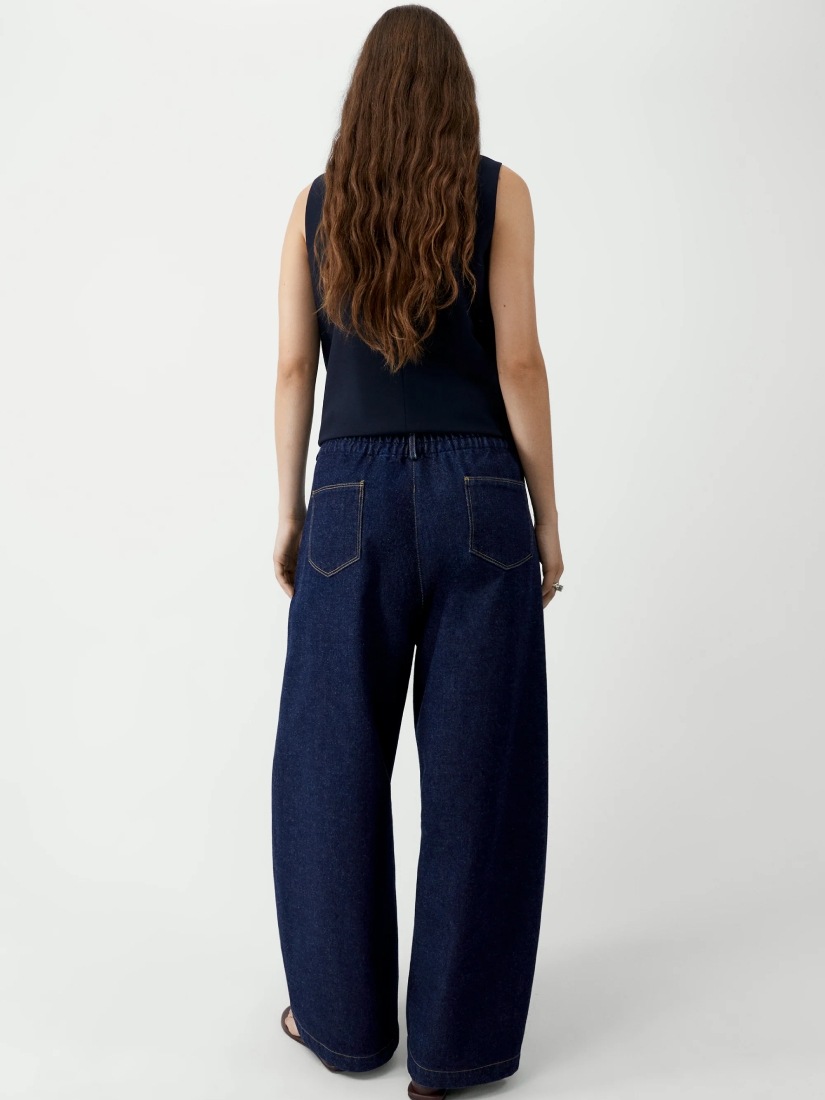 CURVED BAGGY JEANS パンツ（パンツ）｜H.P.FRANCE公式サイト