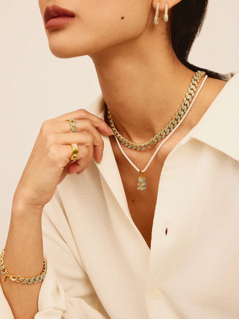 CRYSTAL HAZE PLASTALINA CHAIN ネックレス/関税込 Plastalina chain - Powder – Crystal Haze Jewelry