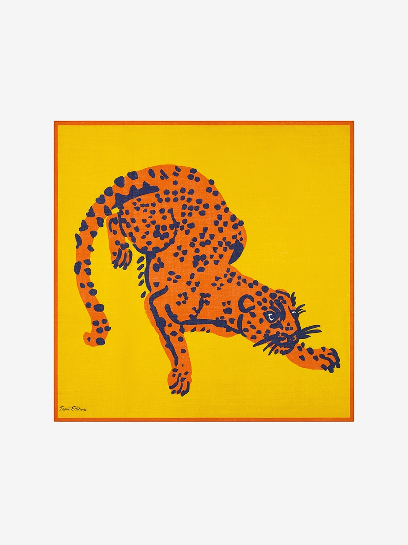 FELINE スカーフ 100 x 100（ストール）｜H.P.FRANCE公式サイト