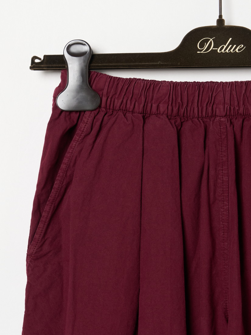 BASIC COTTON WIDE TUCKED パンツ（パンツ）｜H.P.FRANCE公式サイト