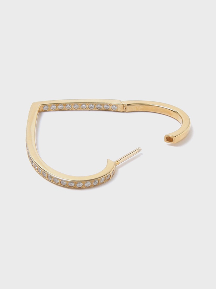 Hoop heart ピアス（片耳用）（ピアス）｜H.P.FRANCE公式サイト