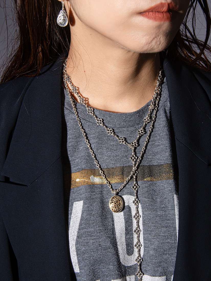 GEROCHRISTO》Garden Shadows Oval Pendant ネックレス
