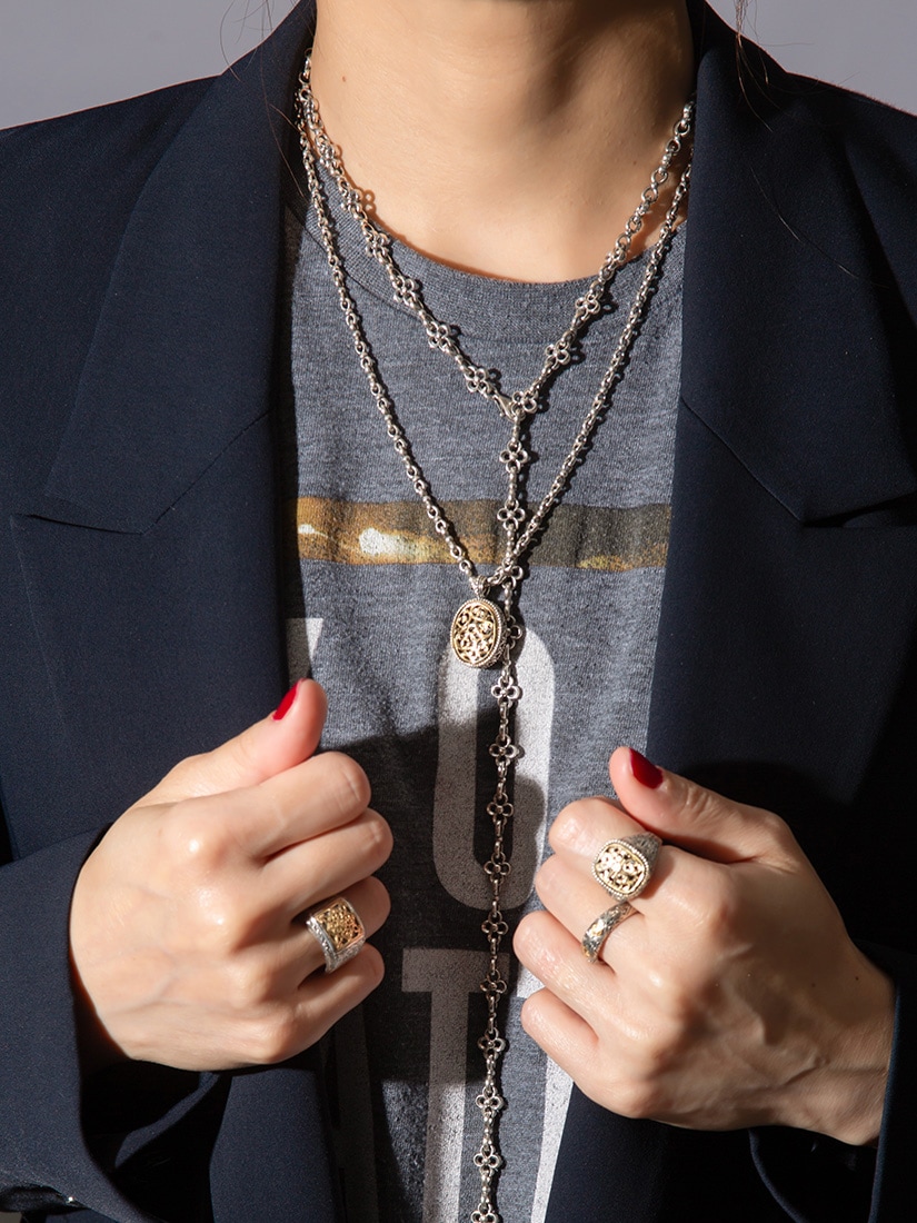 GEROCHRISTO》Garden Shadows Oval Pendant ネックレス