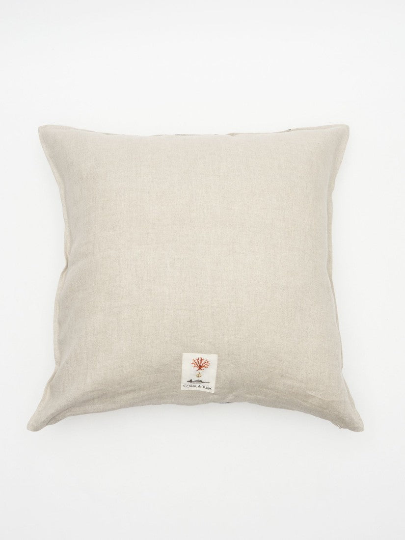 クッションカバー coral&tusk Playful Cats CORAL&TUSK [Playful Cats Pillow] 毛糸玉で遊ぶネコ 刺繍