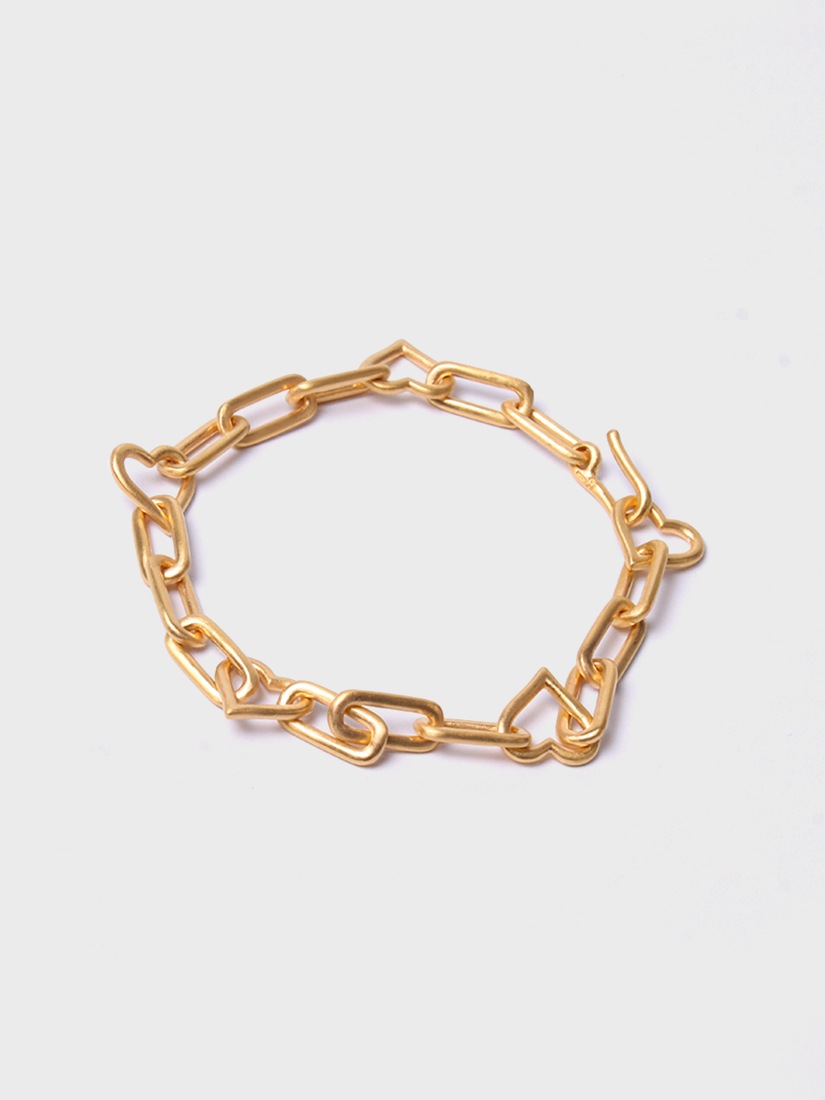 ○chigo○チェーンブレスレット chigo》Open Heart Chain Bracelet（ブレスレット）｜H.P.FRANCE公式サイト