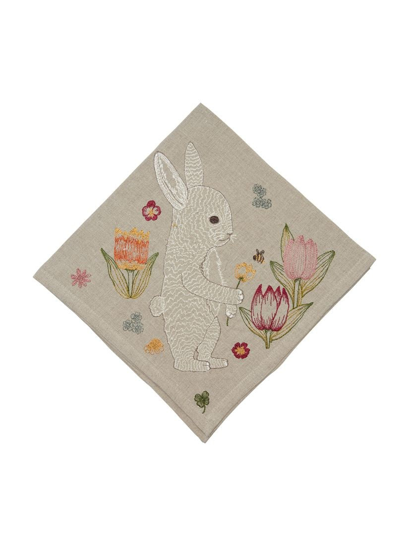 ナプキン 50x50 Bunnies and Blooms