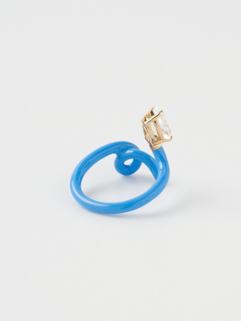 リング BABY VINE TENDRIL RING IN TURQUOISE（リング）｜H.P.FRANCE