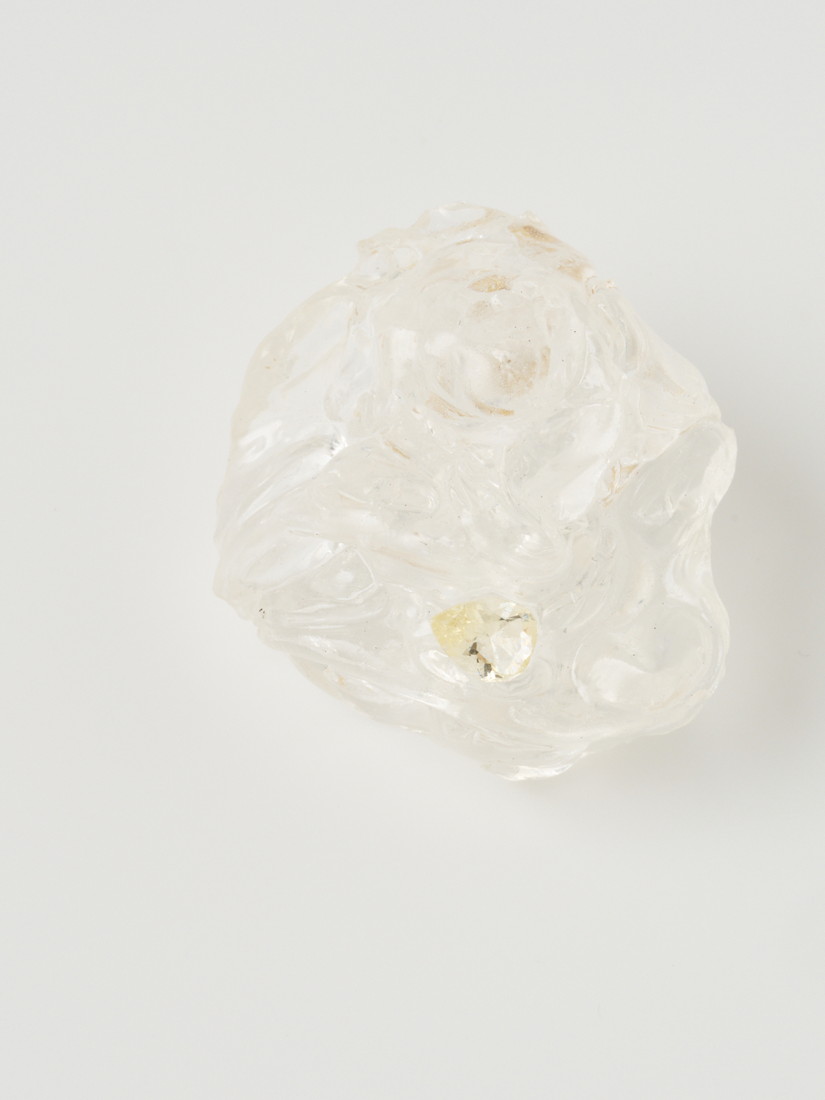 YAN JIANG STUDIO》WRAP THE ZIRCON - transparent（ピアス）｜H.P.