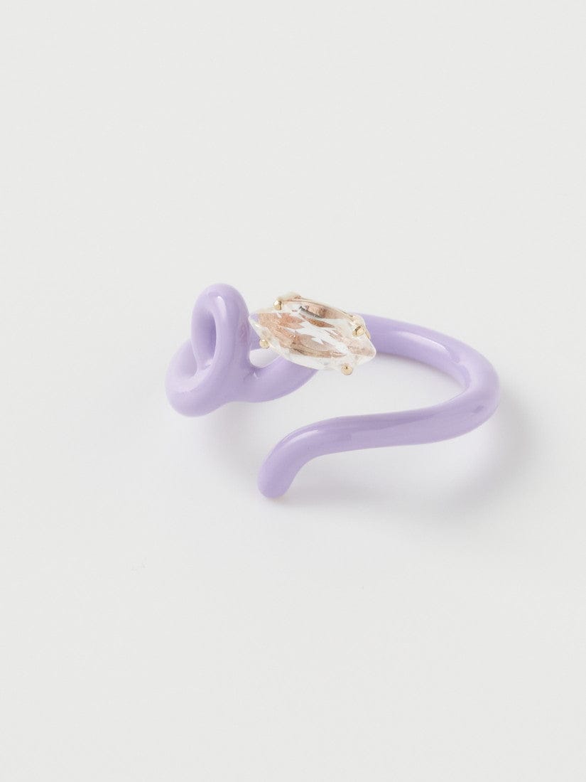 リング BABY VINE TENDRIL RING IN LAVENDER（リング）｜H.P.