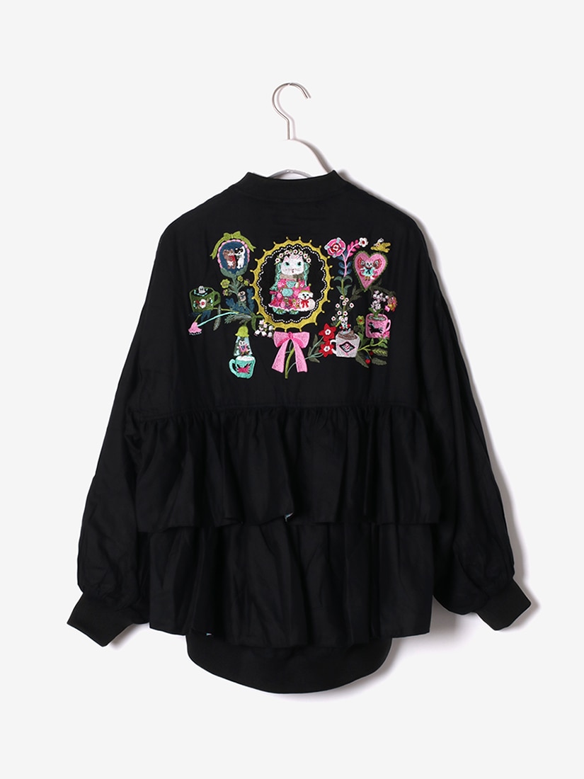 刺繍フリルジャケット Yumi Kitagishi（パーカー）｜H.P.FRANCE公式サイト