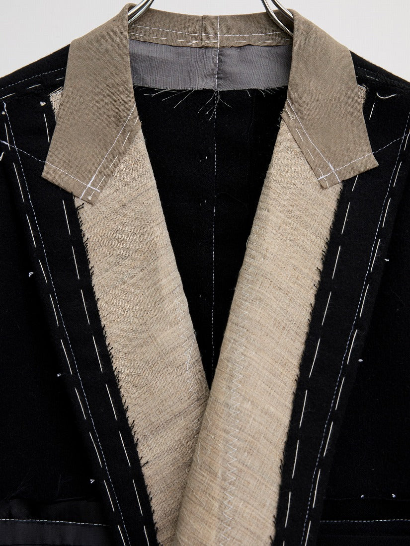 BODYSONG.》CUSTOM MADE BASTED JK/WOOL ジャケット（ジャケット