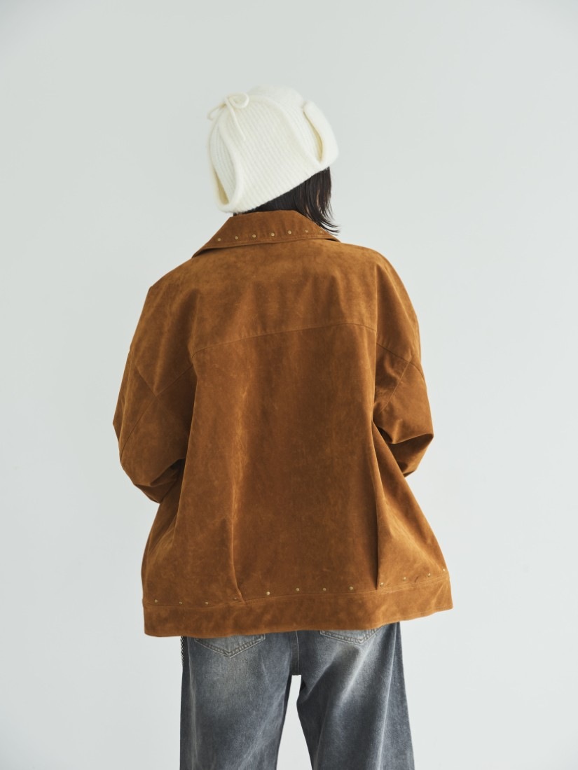 SUEDE STUDS JACKET(ジャケット)|H.P.FRANCE公式サイト SUEDE STUDS JACKET(ジャケット)|H.P.FRANCE公式サイト