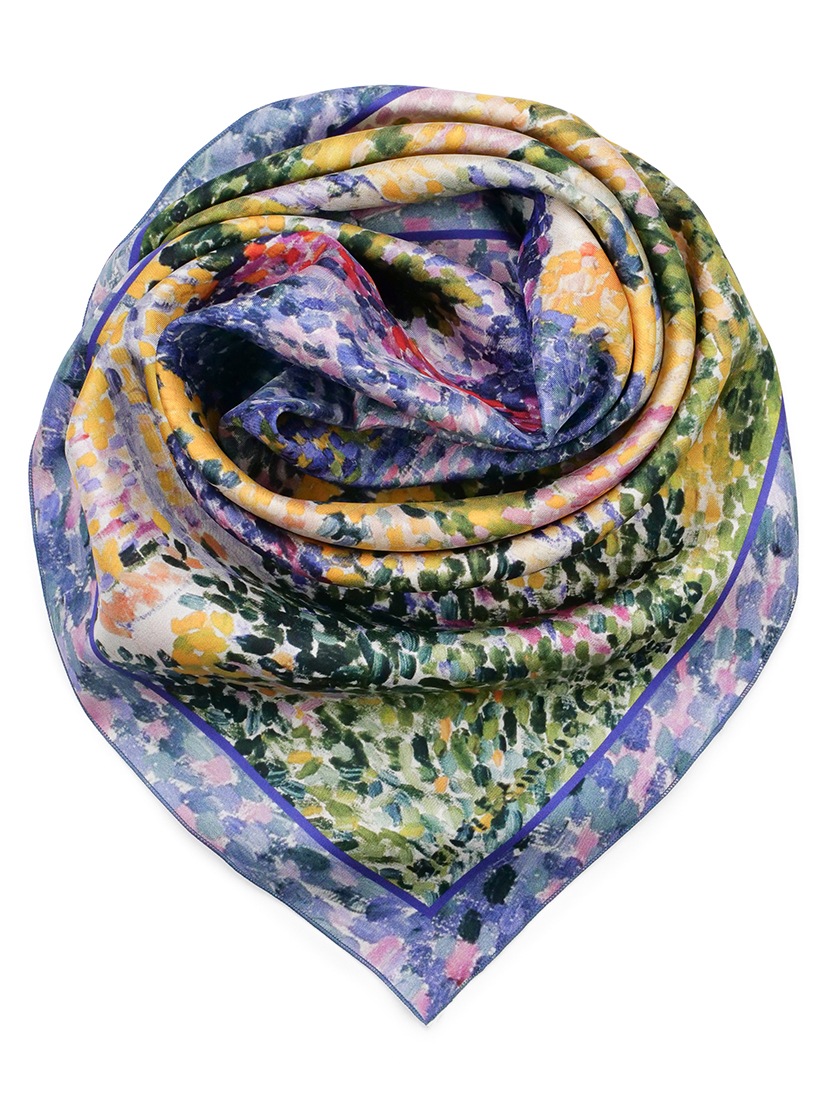 MALFROY MILLION》スカーフ HENRI EDMOND CROSS JARDIN 67x67