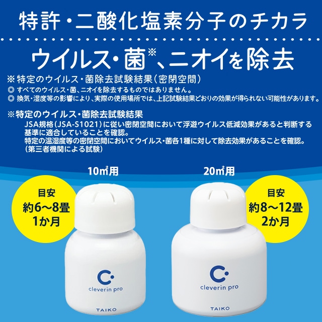 クレベリンPro 10m2用 置き型 業務用 1個 大幸薬品【消臭 空間除菌