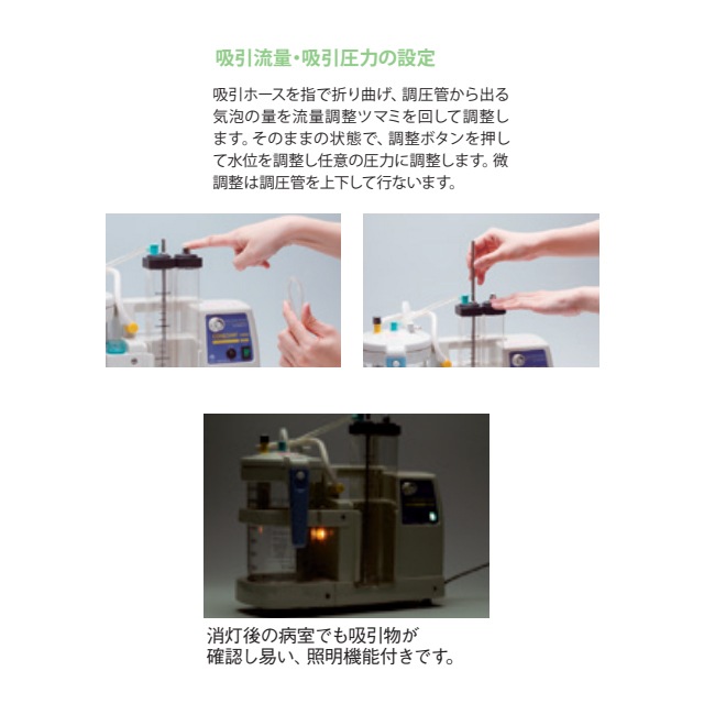 低圧持続吸引器 コンスタント1400 C-1400 新鋭工業【電動吸引器 医療用