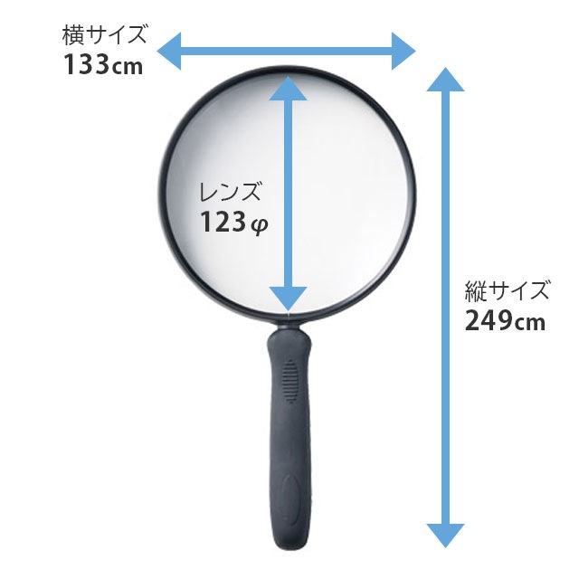 鼈甲のグラス　ルーぺ　老眼鏡　拡大鏡 メール便1個まで可能＞ビッグルーペ 9653 名古屋眼鏡【拡大鏡 虫眼鏡