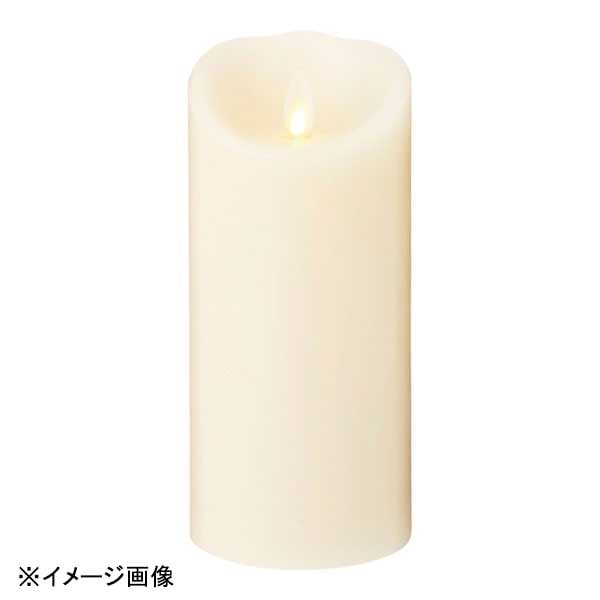 カメヤマ LEDキャンドルルミナラピラー 3×6 アイボリー ｜業務用厨房