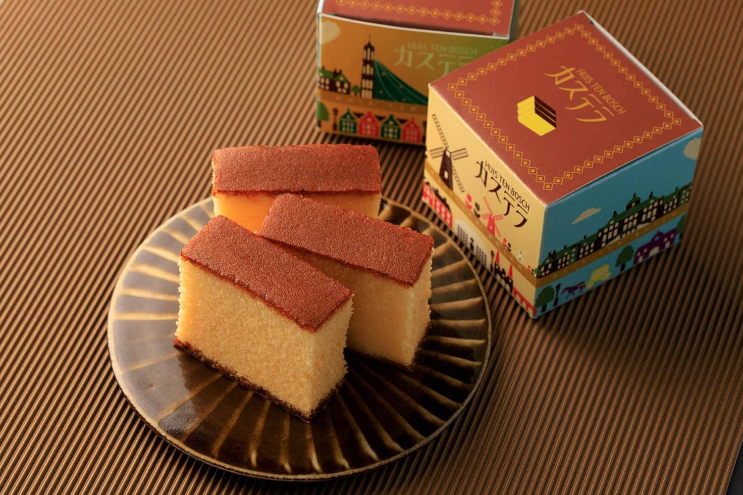 ハウステンボス カステラ 3切 景観PKG 110g