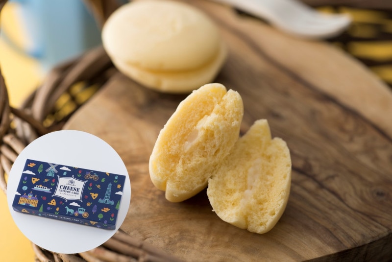 チーズシフォンケーキ　小8個入り／大15個入り