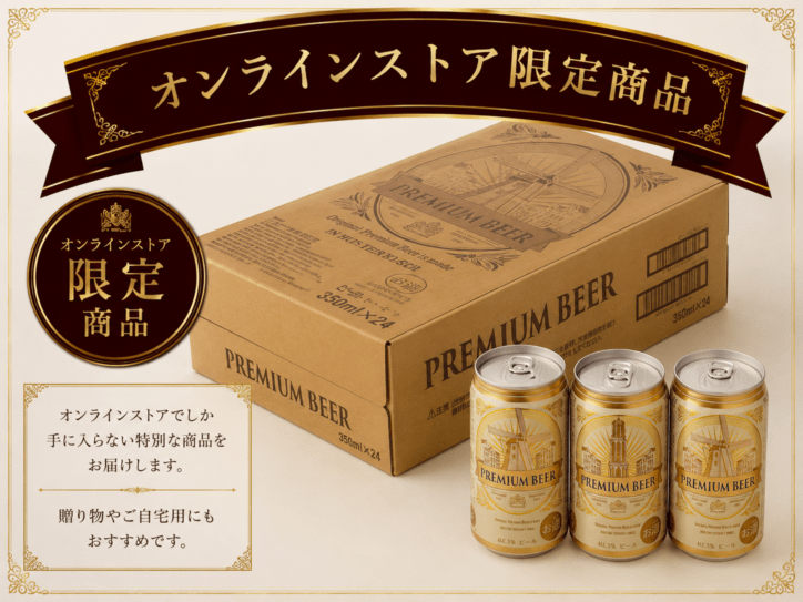 ハウステンボスオリジナルプレミアムビール缶  24缶セット