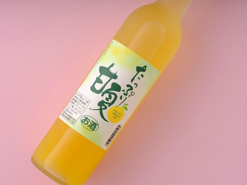 梅ヶ枝 酒造　たっぷり甘夏　500ml