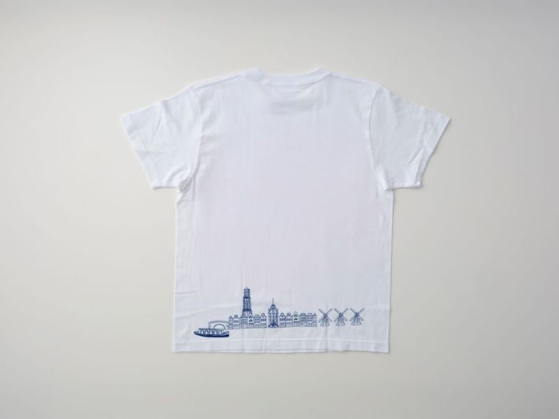 【新商品】景観街並みTシャツ　ホワイト