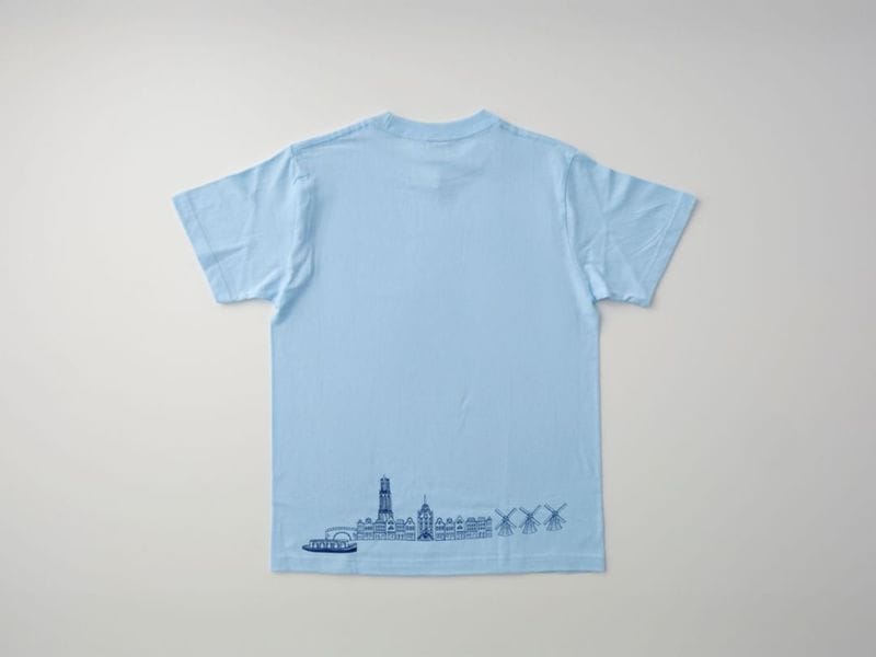 【新商品】景観街並みTシャツ　ブルー