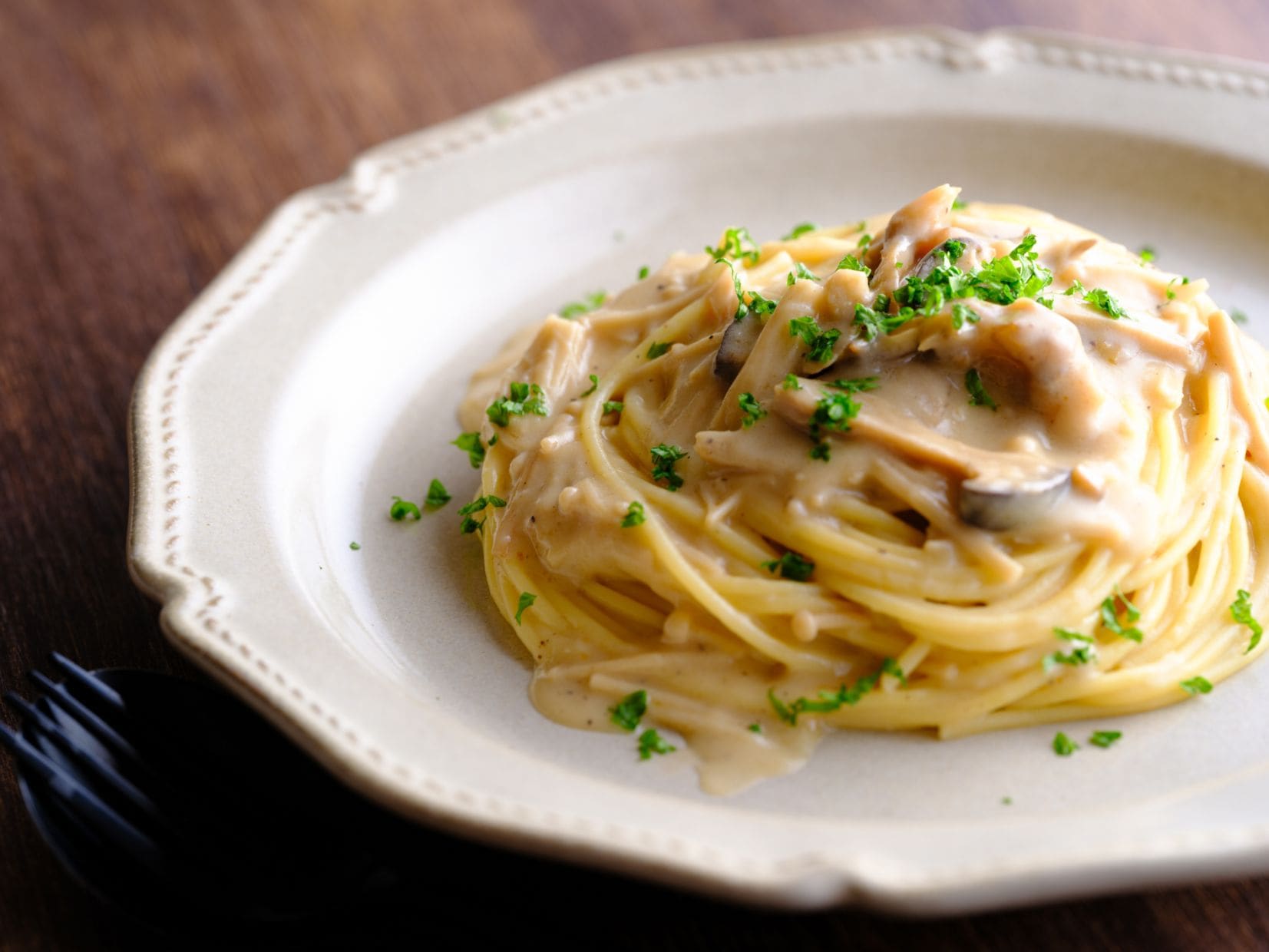 【Keuken ten Bosch】長崎県産　きのこのクリームパスタソース