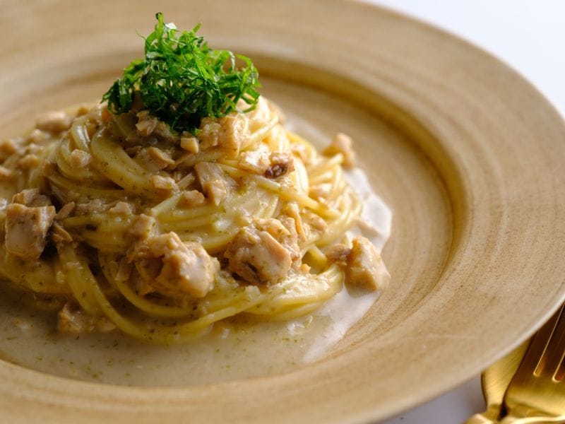 【Keuken ten Bosch】五島産　鯛出汁の和風パスタソース　イスズミ入り