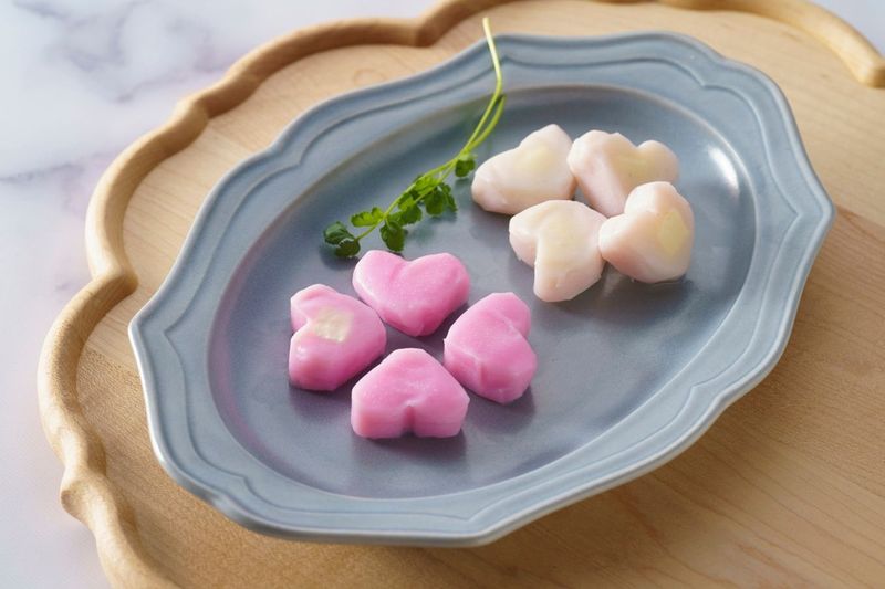 チーズ入りハートかまぼこ