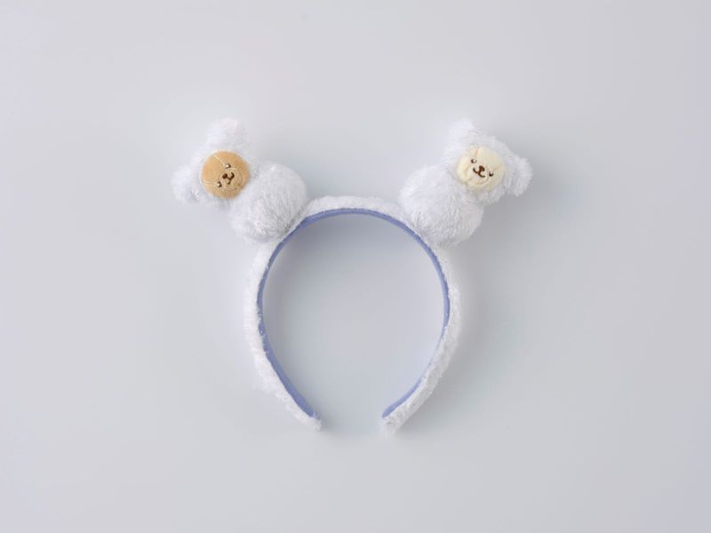 【新商品】ツインカチューシャ　雪だるま　ルーク&ルーナ　