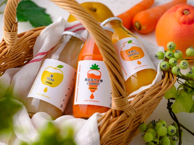 【新商品】オリジナルジュース（梨　不知火　黒田五寸人参）