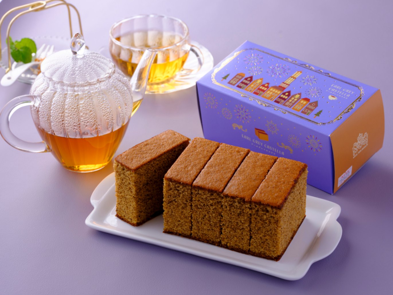 賞味期限：2026年2月15日　景観アールグレイカステラ　5切