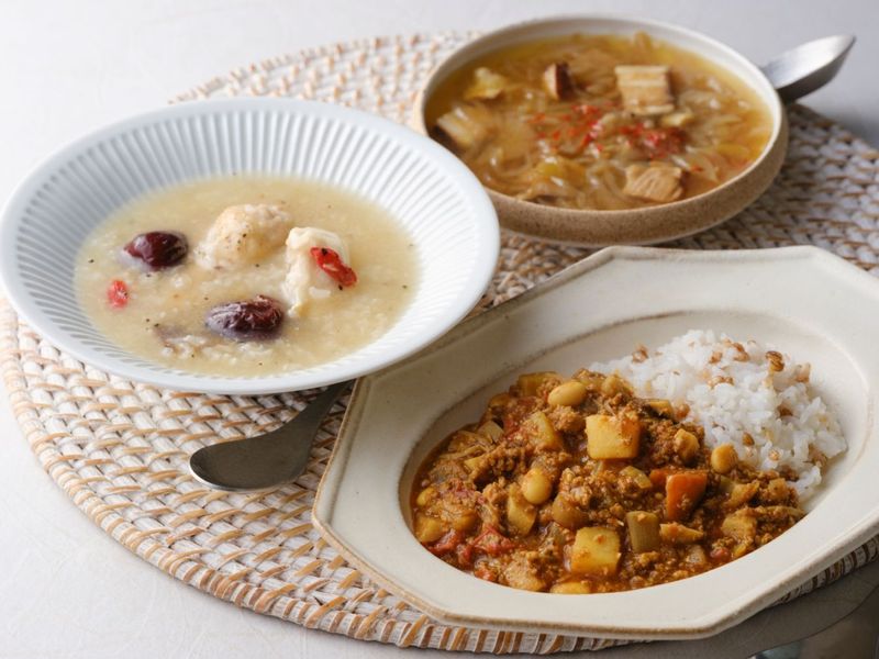 【うぶすな】滋養スープ＆カレー 6食セット/ご自宅配送不可