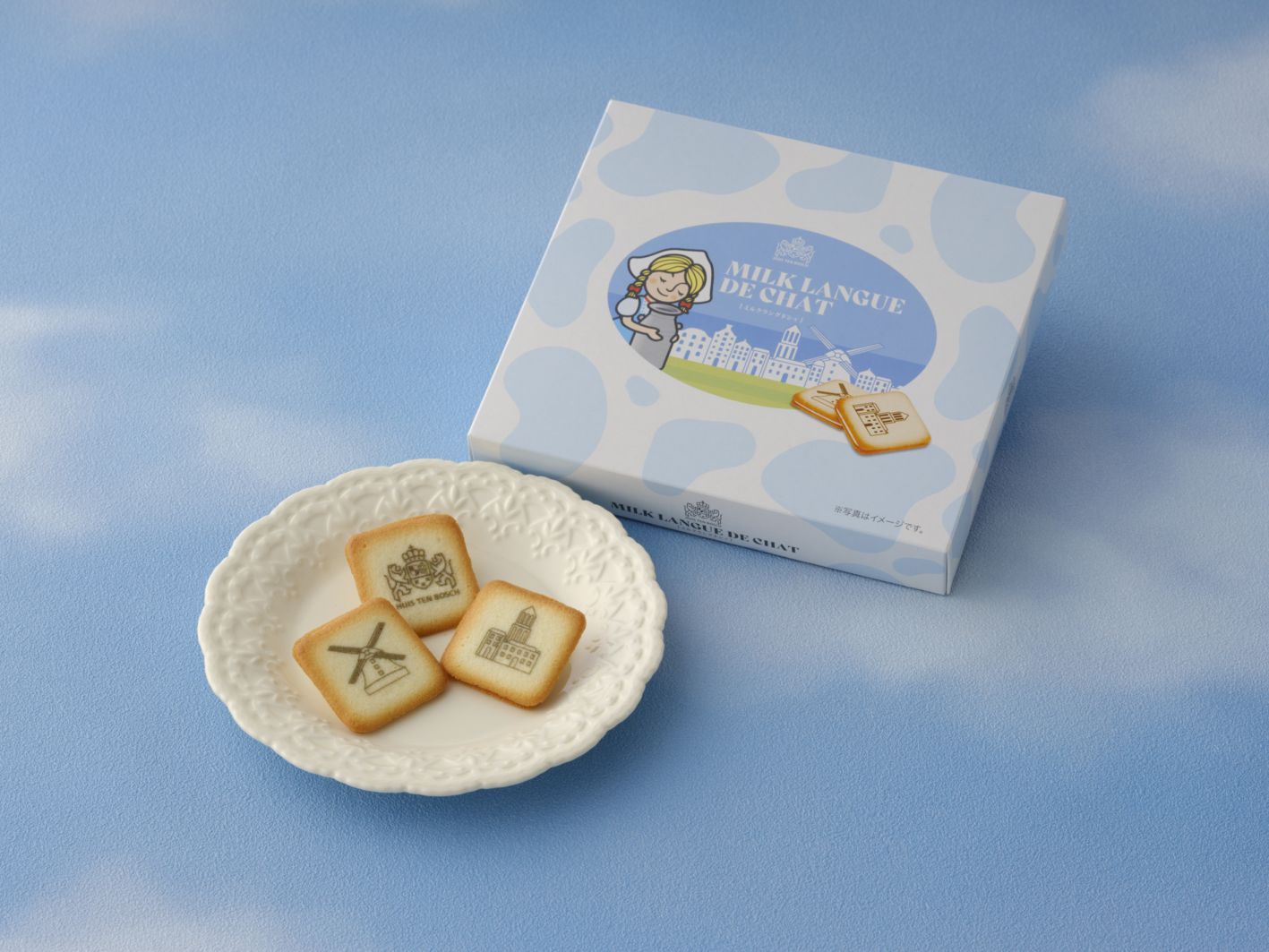 【新商品】　ミルクラングドシャ（8枚入り）