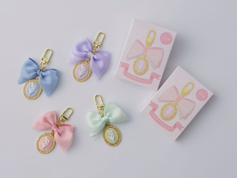 【新商品】チューリップカメオキーチェーン　ブラインドコレクション