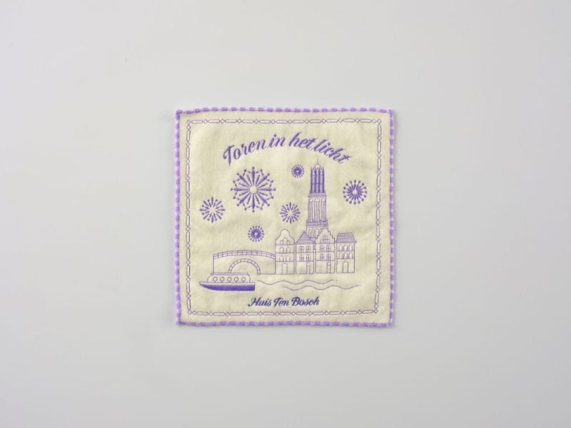 【新商品】景観　刺繍タオルハンカチ　