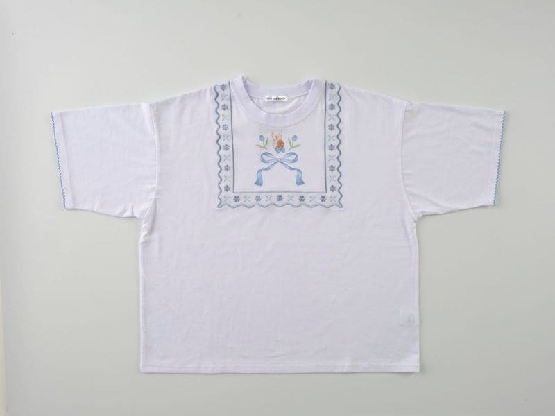 【新商品】Tシャツ 　ホワイト　Holland bunny　