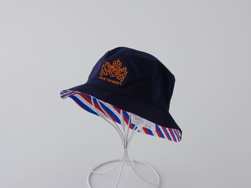 【新商品】リバーシブルハット　ネイビー　（大人用/子供用）