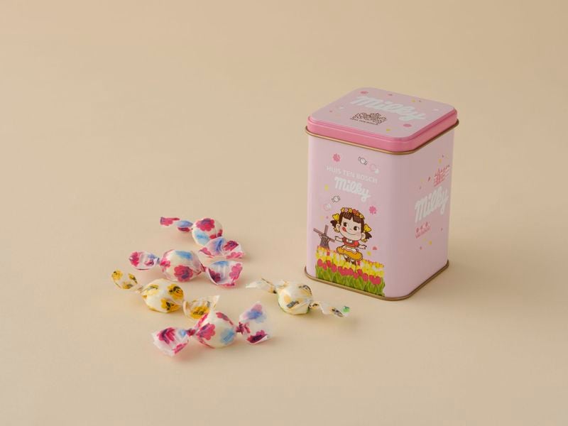 【新商品】ミルキー缶 ピンク 12粒