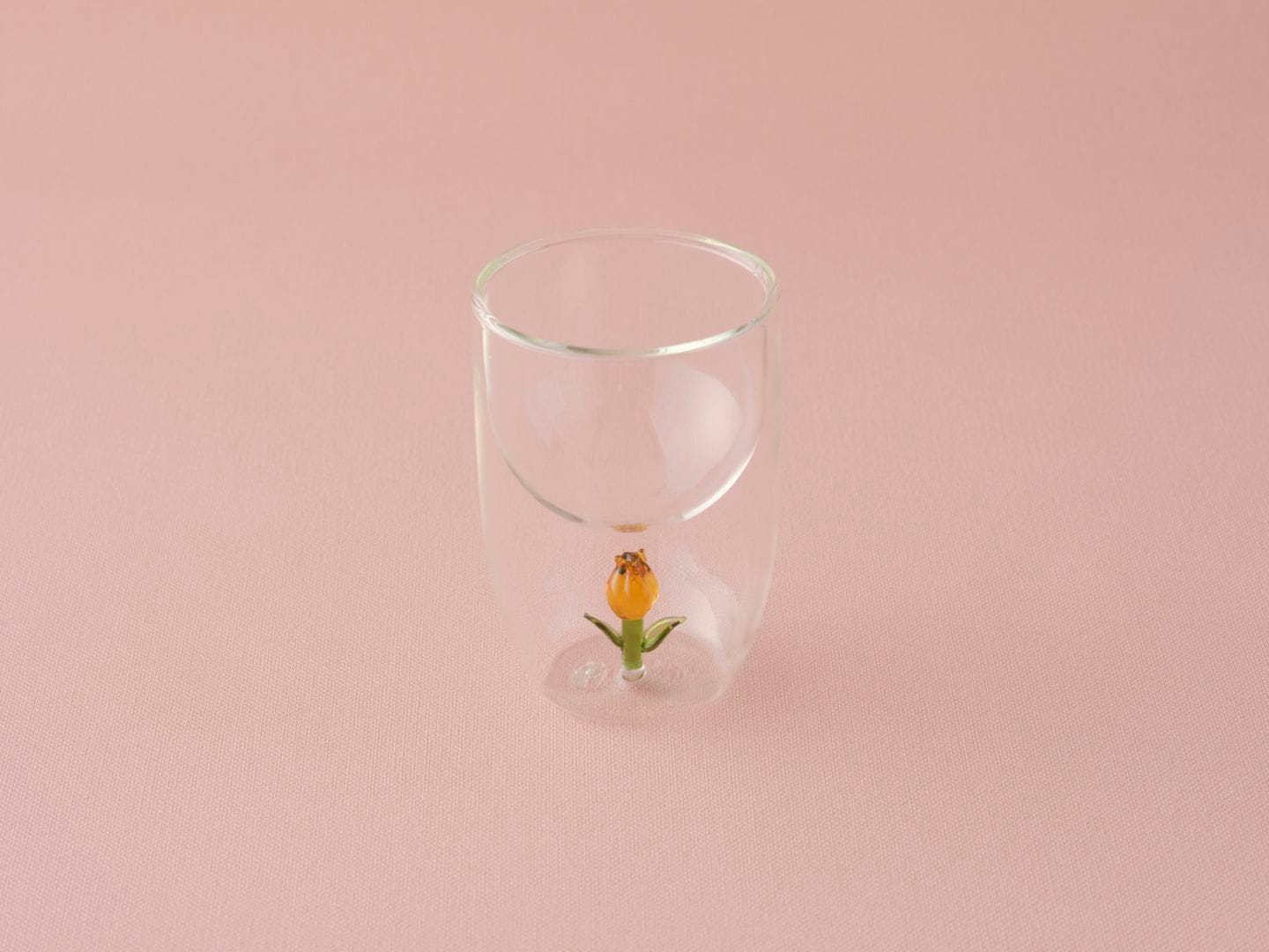 新商品】ダブルウォールグラス ローズ ピンク | 陶芸品・食器